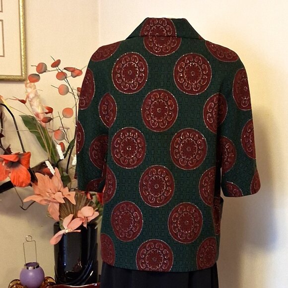 NWT Women's Multi Color Lined Blazer Jacket 3/4 Sleeve Fall Winter Jackets 10 - Picture 4 of 9